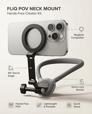 Fliq™ - Neck Mount - POV Creator Kit