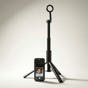 Fliq selfie monitor and MagSafe tripod bundle for solo creator filming with rear camera